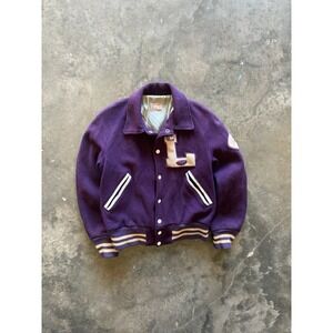 Vintage 1960s Purple Letterman Jacket